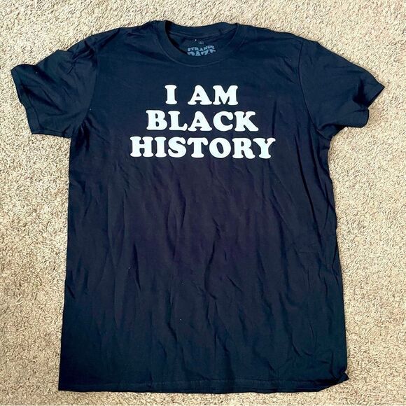 Strange Daze black white crewneck short sleeve ladies casual large tshirt - Picture 1 of 3